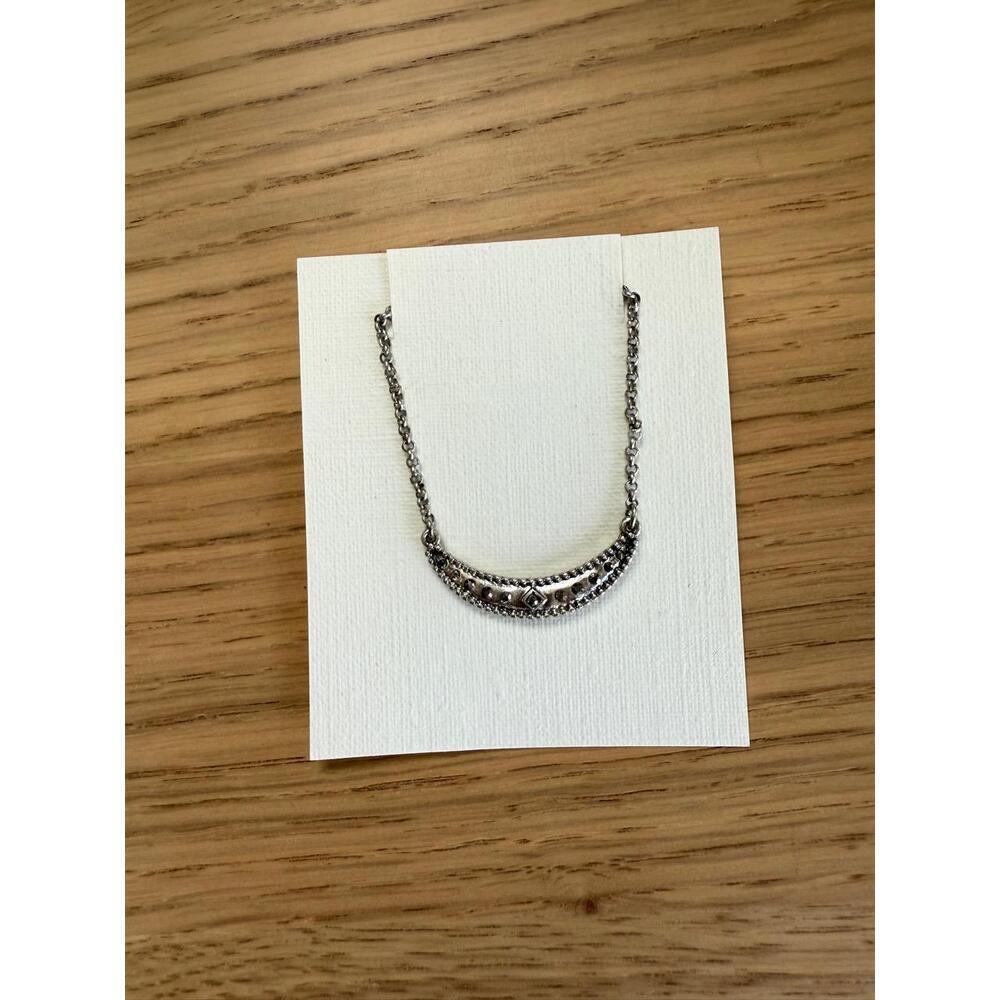 NWT Silver Moon Necklace